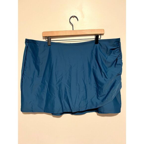 NWT Summersalt The Ruched Swim Skirt in Seaweed Women's Plus Size 2XL - Picture 9 of 12